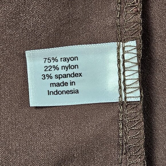 Lane Bryant Four Season Straight Pants Women’s Size 22L – Dark Brown Stretch - Picture 10 of 12